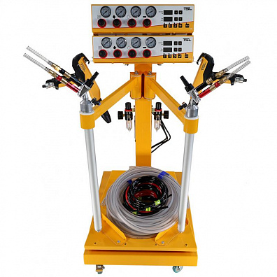 Двухпостовая установка для порошковой покраски (окраски) TSL M5Vibro Duo